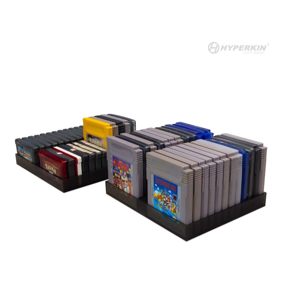 Support de rangement pour 24 cartouches Game Boy/Color/Advance (paquet de 2)