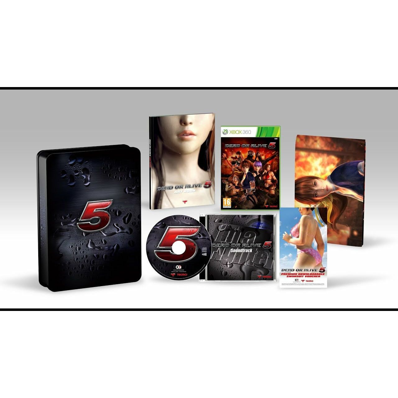 XBOX 360 - Dead Or Alive 5 Collector's Edition (No DLC codes)