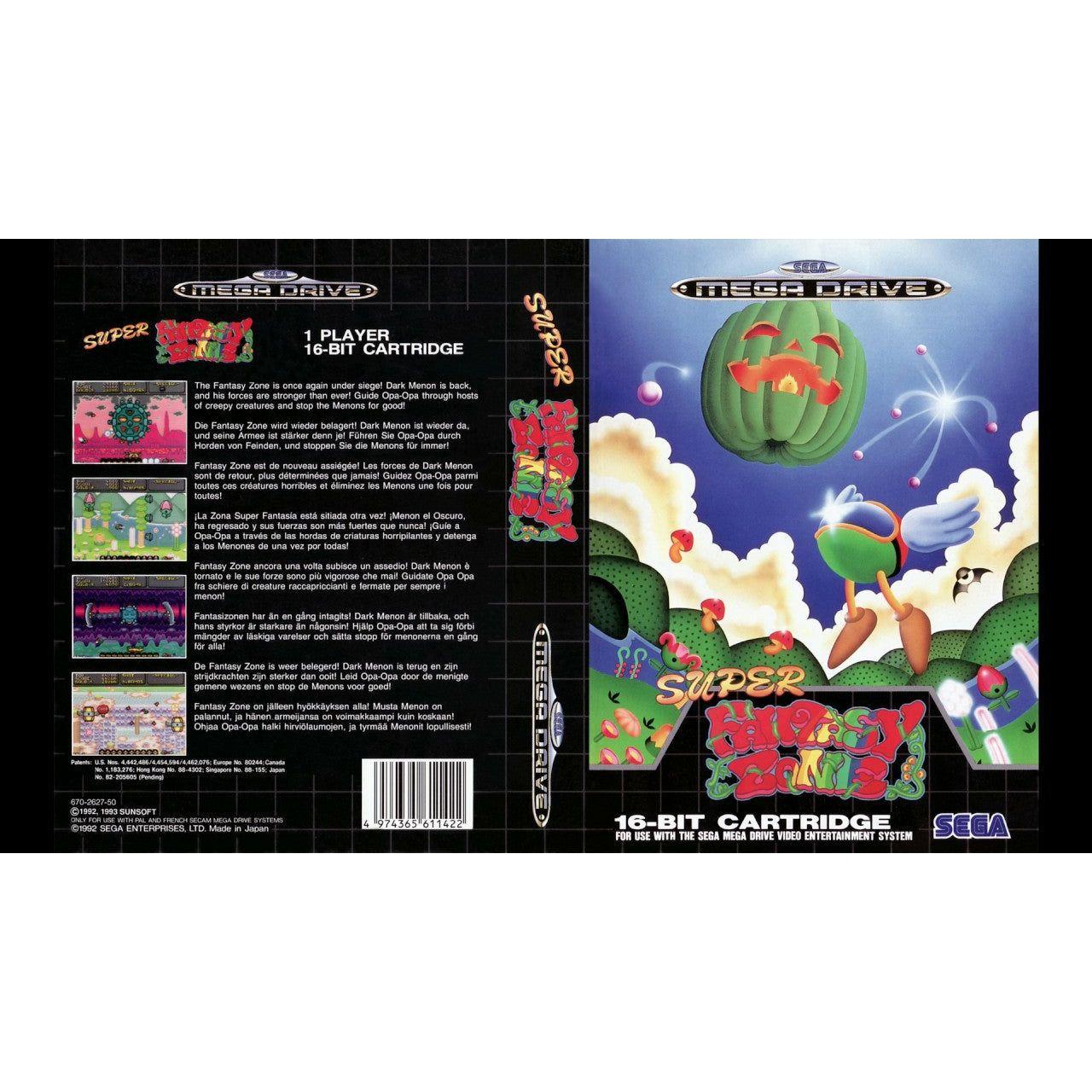 MEGADRIVE - Super Fantasy Zone (dans son étui) (avec manuel)