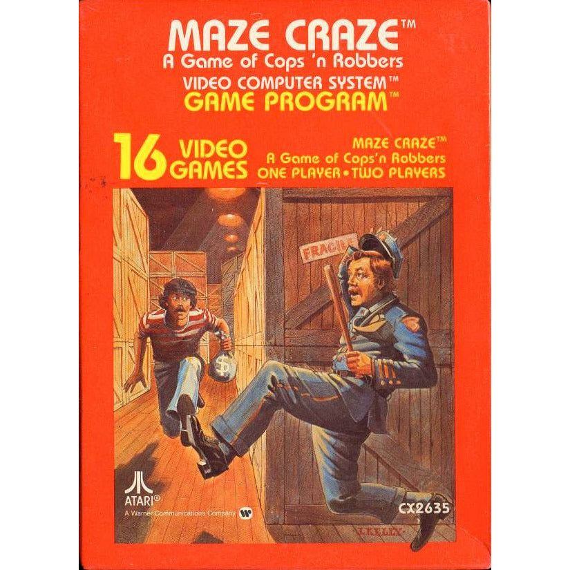 Atari 2600 - Maze Craze (Cartridge Only)