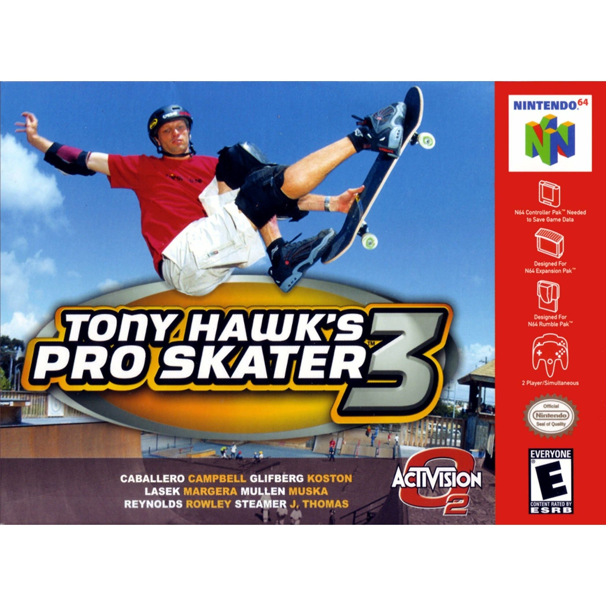 N64 - Tony Hawk's Pro Skater 3 (complet dans la boîte)