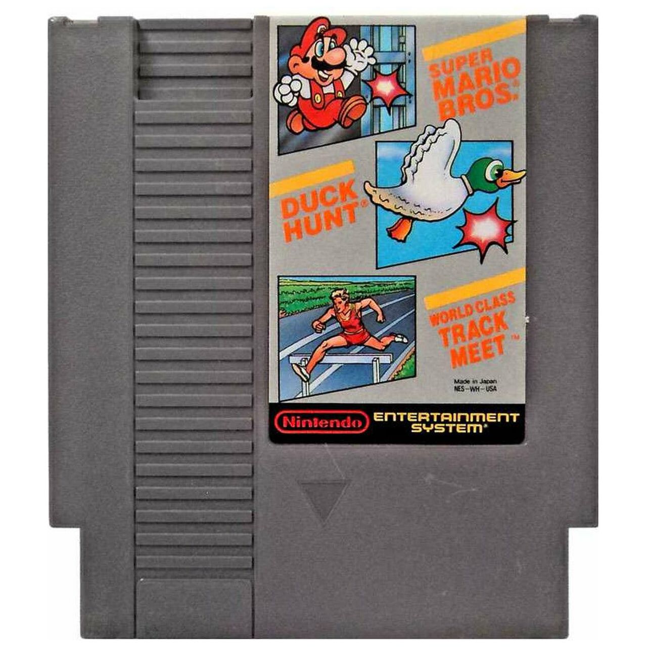 NES - Super Mario Bros + World Class Track Meet + Duck Hunt (cartouche uniquement)