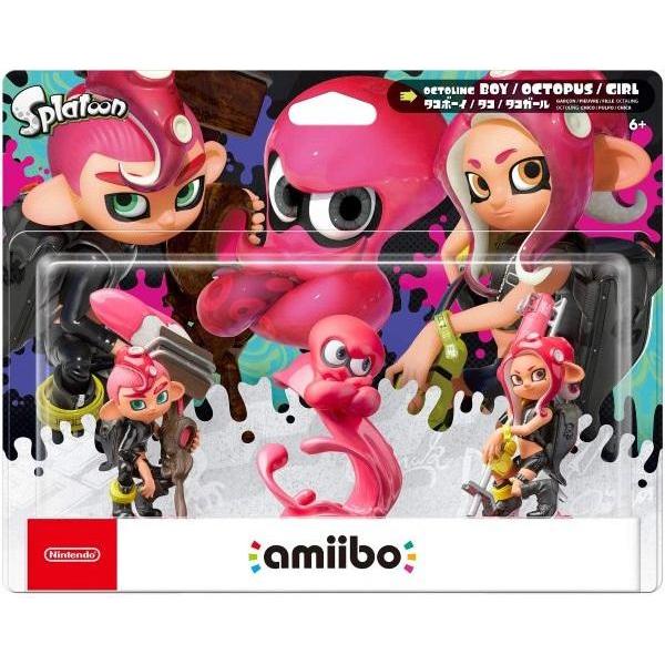 Amiibo - Splatoon Octoling Boy / Octopus / Girl Triple Pack
