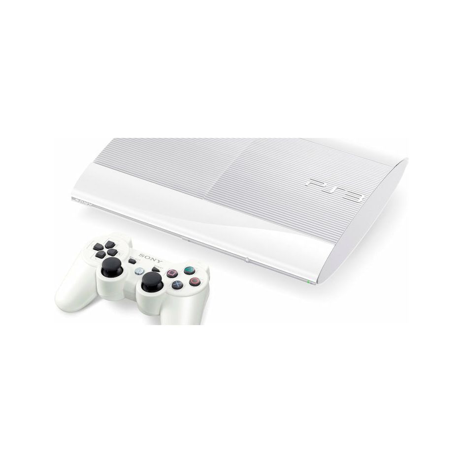 Système Playstation 3 Super Slim 500 Go - Édition Crystal White