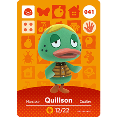 Amiibo - Animal Crossing Quillson Card (#041)