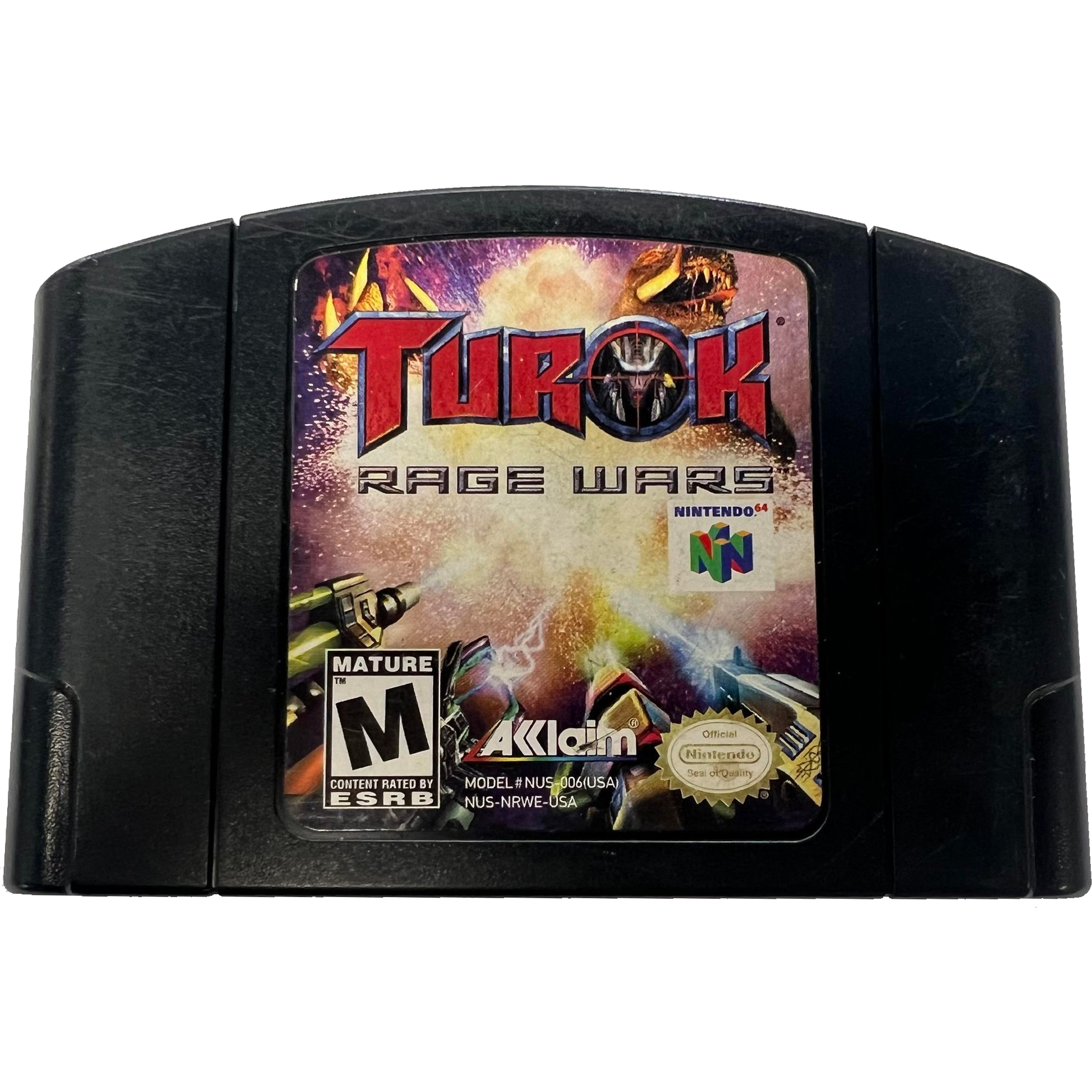 N64 - Turok Rage Wars (Cartouche noire) (Cartouche uniquement)