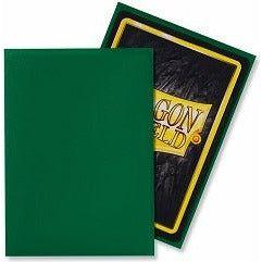 Dragon Shield Sleeves Matte (Paquet de 100) (Vert) 