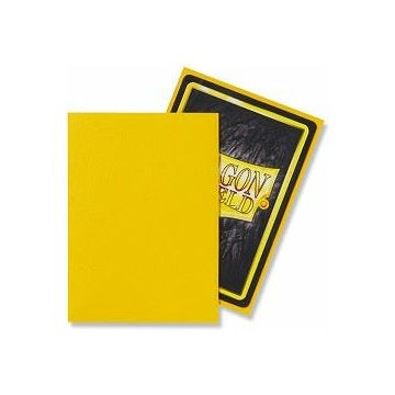 Dragon Shield Sleeves Matte (100 Pack) (Yellow)