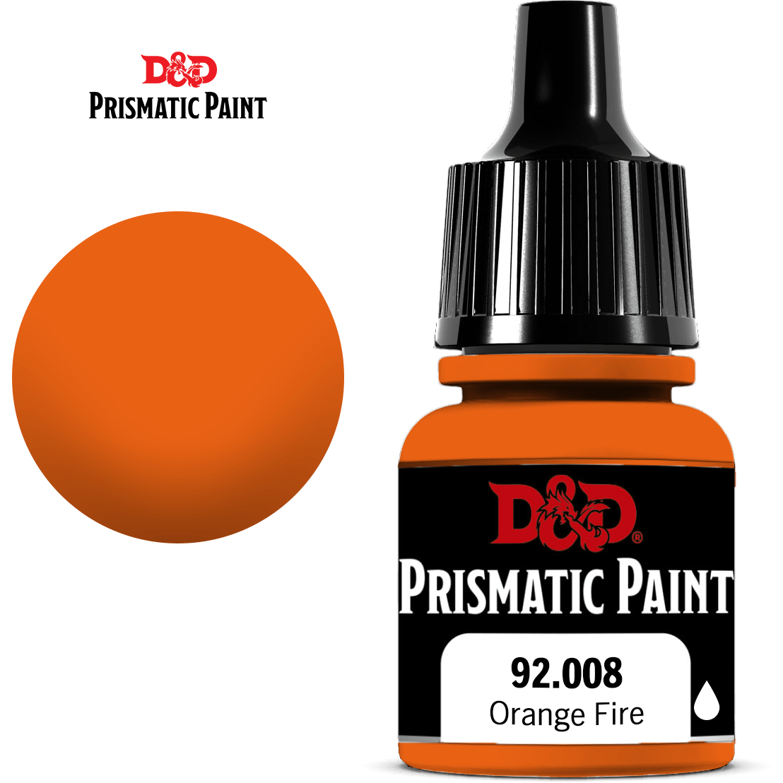 Peinture prismatique D&amp;D - Feu orange