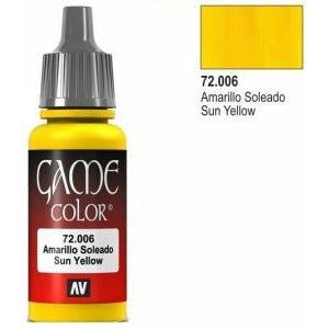 Game Color Paint - Sun Yellow