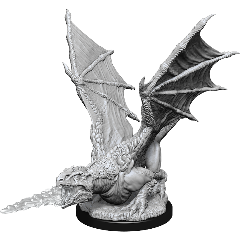 D&D - Minis - Nolzurs Marvelous Miniatures - White Dragon Wyrmling