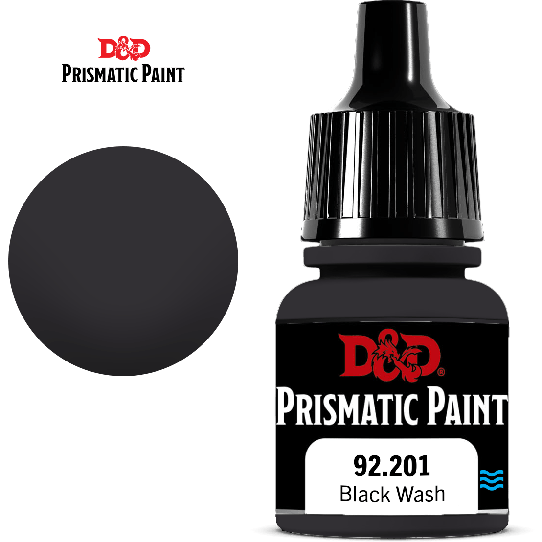 Peinture prismatique D&amp;D - Lavage noir