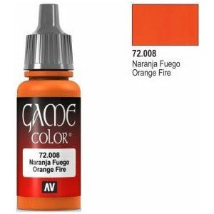 Game Color Paint - Orange Fire