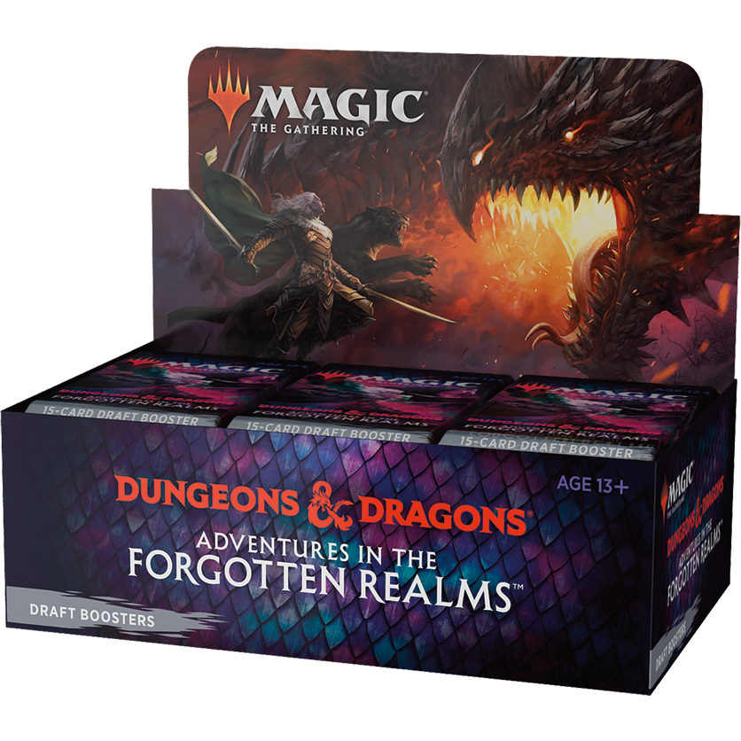 MTG - Adventures in the Forgotten Realms Sealed Draft Booster Box (36 Booster Packs)