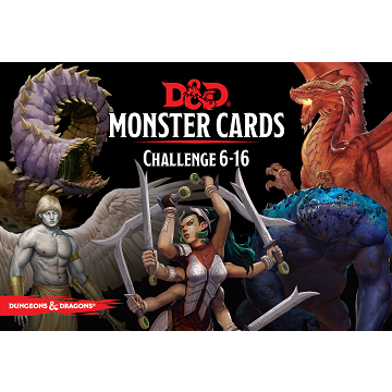 D&D - Monster Cards - Challenge 6-16