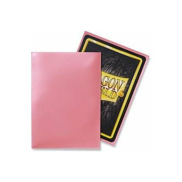 Dragon Shield Sleeves Classic Glossy (100 Pack) (Pink)