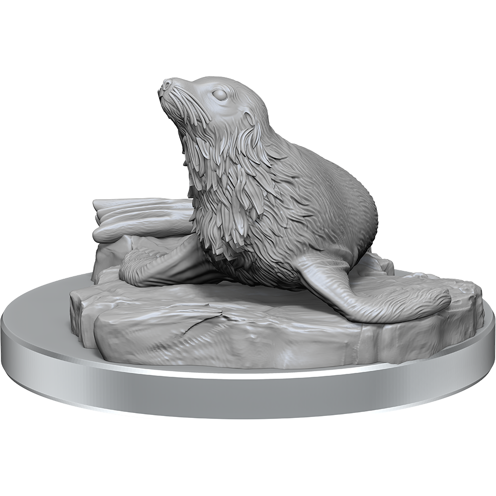 D&amp;D - Minis - Nolzurs Marvelous Miniatures - Locathah et Seal