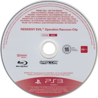 PS3 - Resident Evil Operation Raccoon City Promotional Disc