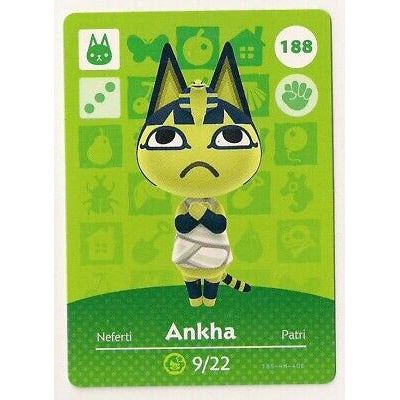 Amiibo - Carte Ankha Animal Crossing (#188)