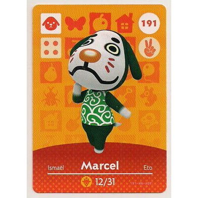 Amiibo - Carte Animal Crossing Marcel (#191)