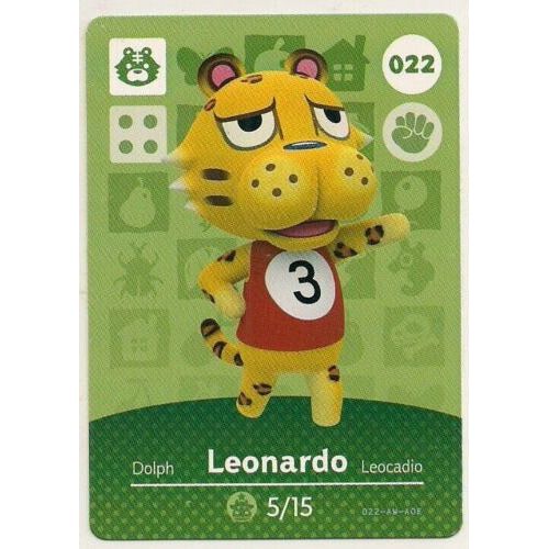 Amiibo - Animal Crossing Leonardo Card (#022)