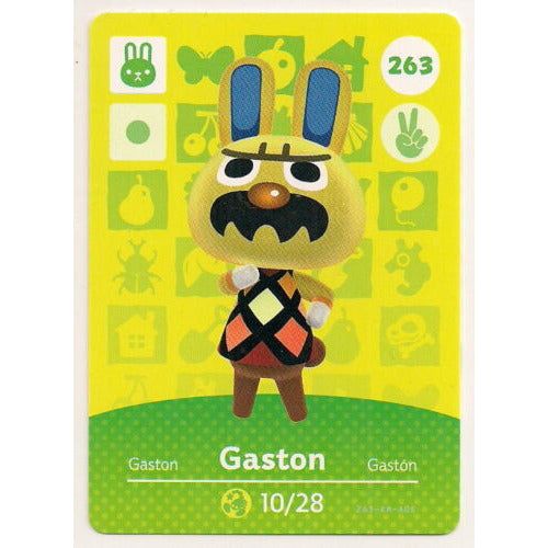 Amiibo - Carte Animal Crossing Gaston (#263)
