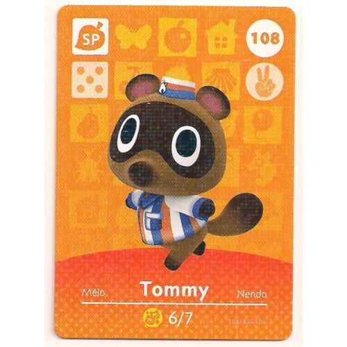 Amiibo - Carte Tommy Animal Crossing (#108)