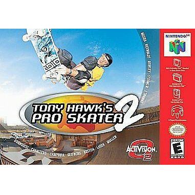 N64 - Tony Hawk's Pro Skater 2 (complet dans la boîte)