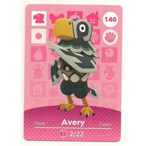 Amiibo - Carte Avery Animal Crossing (#140)