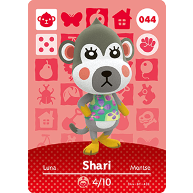 Amiibo - Animal Crossing Shari Card (#044)