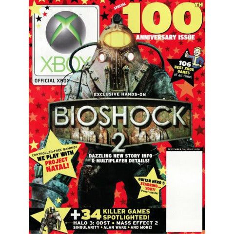 Magazine Xbox officiel - 100e numéro d'OXM : BioShock 2 - septembre 2009