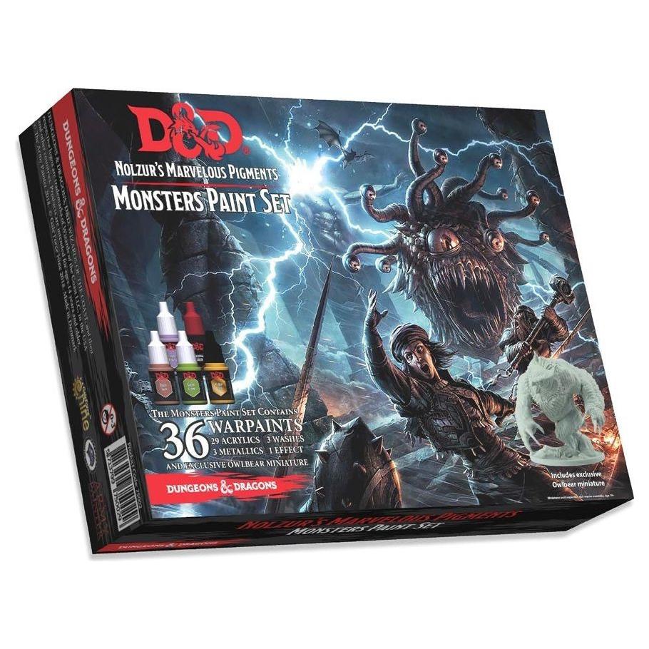 Les merveilleux pigments de Nolzur : le coffret de peinture des monstres