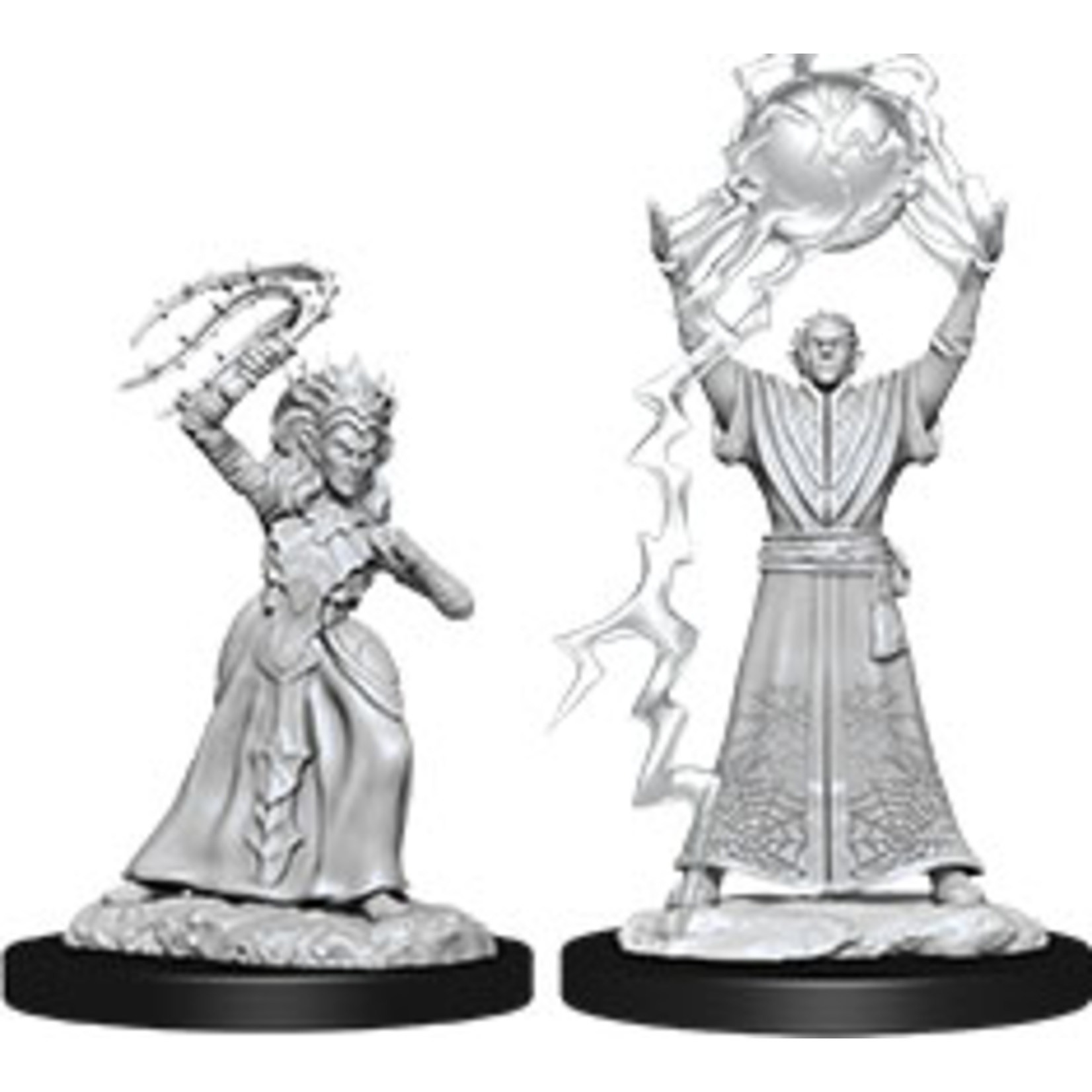 D&D - Minis - Nolzurs Marvelous Miniatures - Drow Mage & Drow Priestess