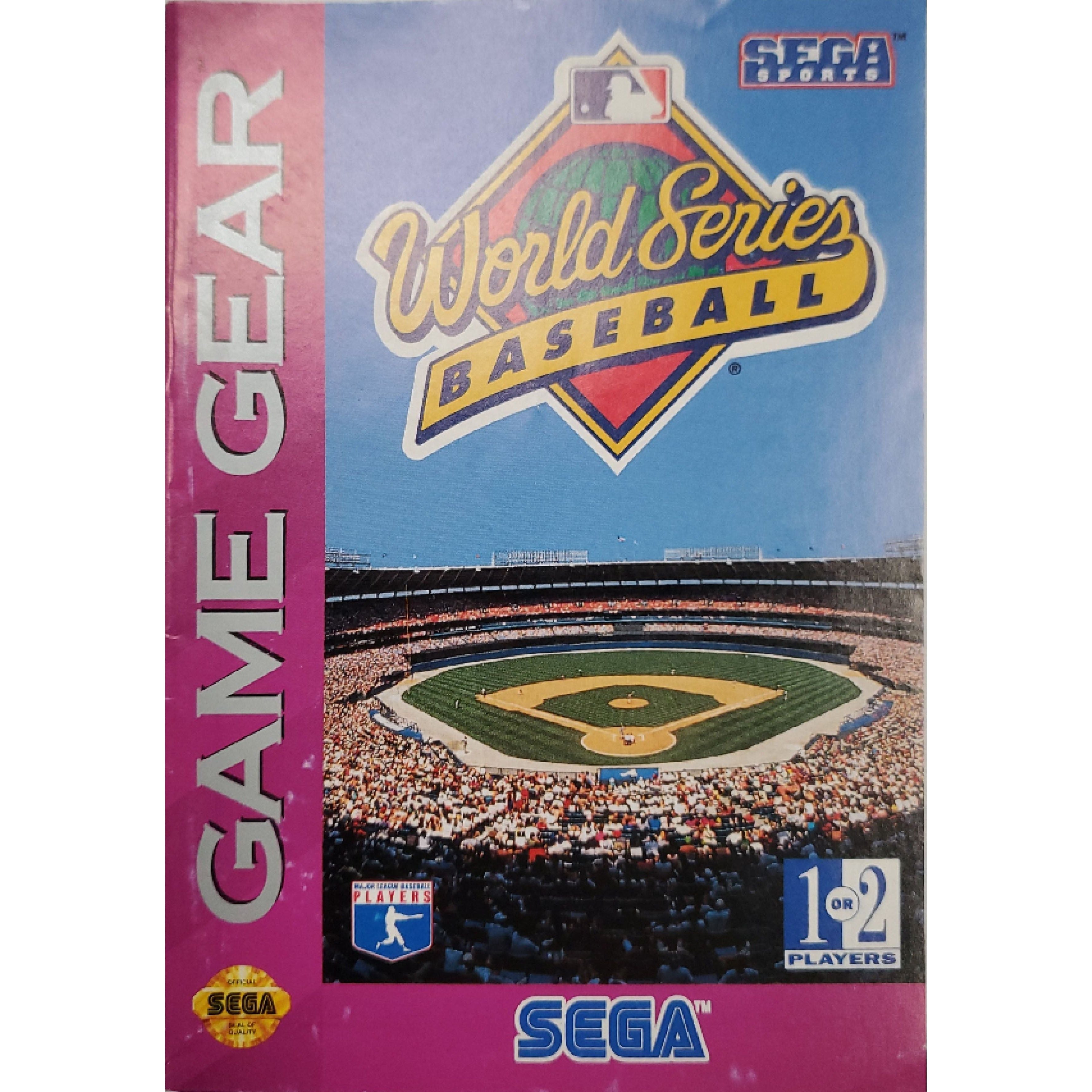 GameGear - World Series Baseball (Manual)