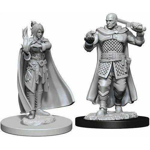 D&amp;D - Minis - Nolzurs Marvelous Miniatures - Ranger humain et sorcier elfe de la lune