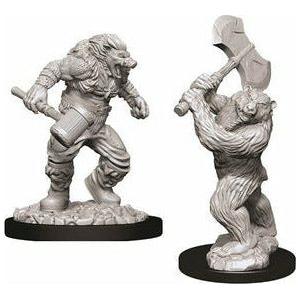 D&amp;D - Minis - Nolzurs Marvelous Miniatures - Sanglier-garou et Ours-garou