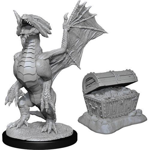 D&D - Minis - Nolzurs Marvelous Miniatures - Bronze Dragon Wyrmling