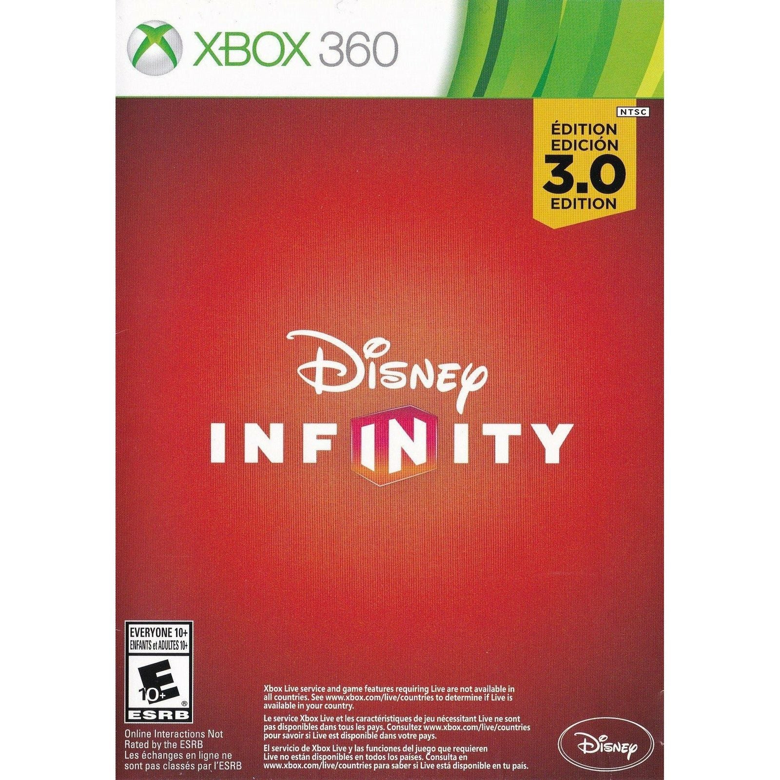 XBOX 360 - Disney Infinity 3.0 (Game Only)