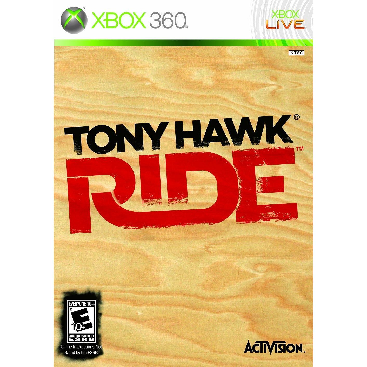 XBOX 360 - Tony Hawk Ride (nécessite un skateboard)